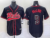 Men's Cincinnati Reds #9 Matt McLain Black 2023 City Connect Cool Base Stitched Jersey,baseball caps,new era cap wholesale,wholesale hats